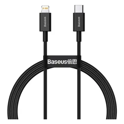 Baseus Superior Series rychlonabíjecí kabel Lightning 20W 1m černá