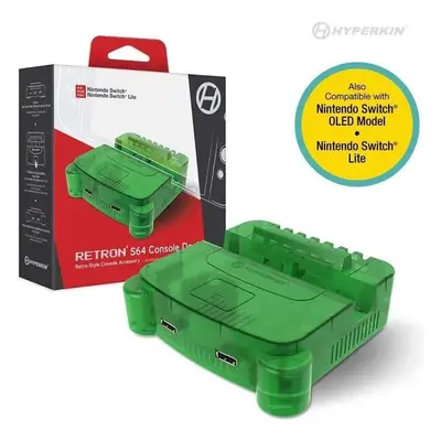 Dokovací stanice pro Nintendo Switch Hyperkin RetroN S64 - Lime Green