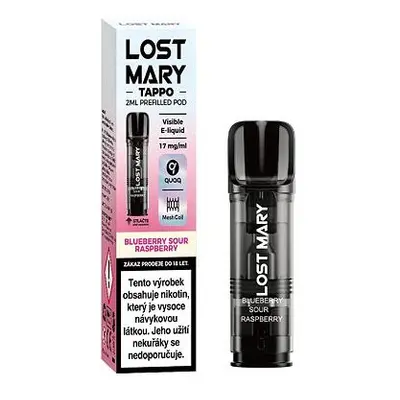 Lost Mary TAPPO předplněná kapsle Blueberry Sour Raspberry 1ks (17mg)