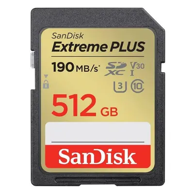 SanDisk SDXC karta 512GB Extreme PLUS SDSDXWV-512G-GNCIN