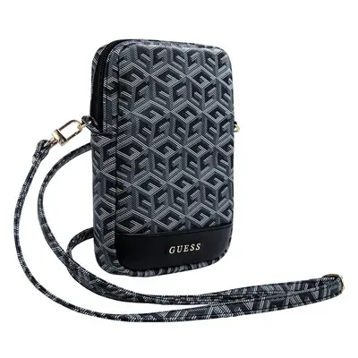 Guess PU G Cube Wallet Phone Bag Zipper černý