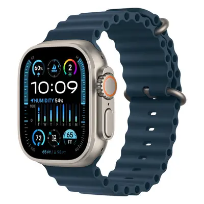 Apple Watch 49/45/44/42mm modrý Oceánský řemínek Modrá