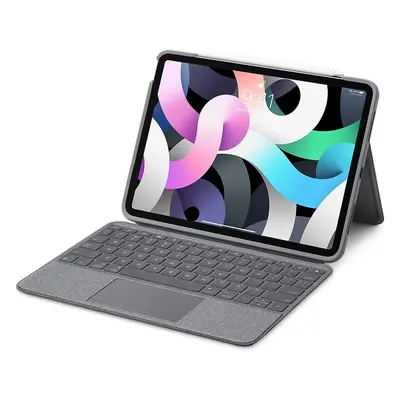 Logitech Folio Touch pouzdro s CZ klávesnicí a trackpadem iPad Air 11" (M2/5.gen/4.gen) šedé