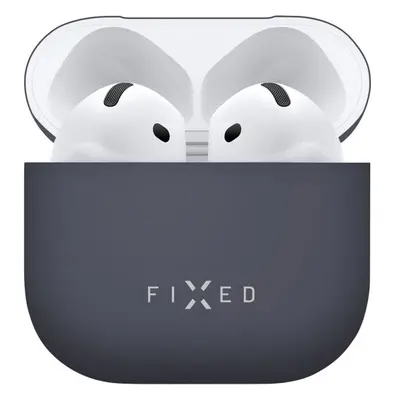 FIXED Silky silikonové pouzdro pro Apple AirPods 4 modré