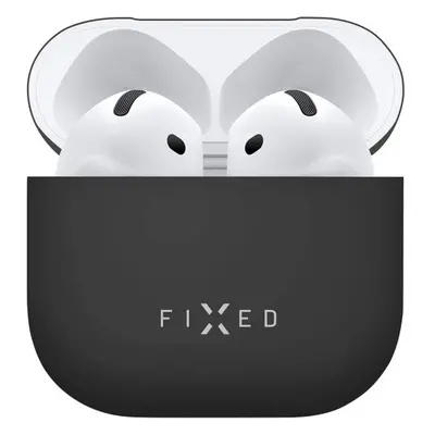 FIXED Silky silikonové pouzdro pro Apple AirPods 4 černé