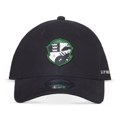 CurePink snapback Potter Zmijozel Slytherin [334-1640] Černá/Zelená