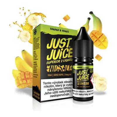 Just Juice Salt Banán & mango 10ml (20mg)