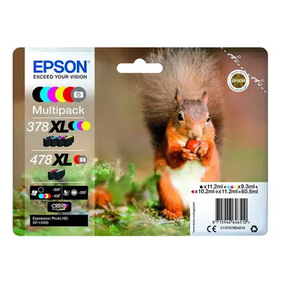 Epson 378XL / 478XL Squirrel Claria Photo HD 6barevný multipack