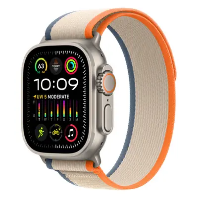 Apple Watch 49/45/44/42mm oranžovo-béžový Trailový tah M/L Oranžovo-béžová