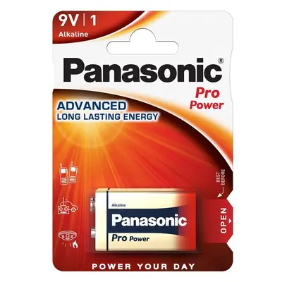 Panasonic Pro Power 9V alkalická baterie, 1 ks