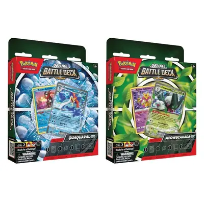 Pokémon TCG: Deluxe Battle Deck - Meowscarada ex & Quaquaval ex