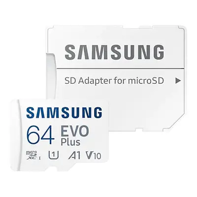 Samsung micro SDXC UHS-I 64GB MB-MC64KA/EU Bílá