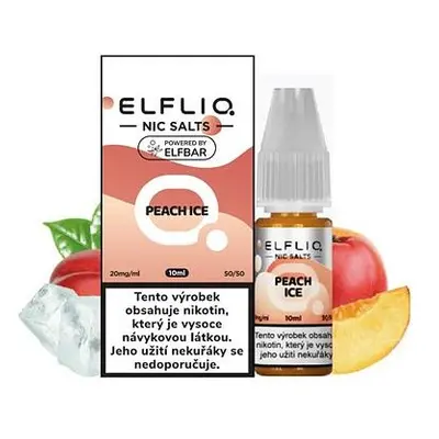 Elfliq Salt Ledový broskvový džus 10ml (20mg)