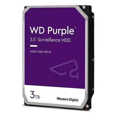 WD PURPLE WD33PURZ 3TB SATA/600 256MB cache, Low Noise,180MB/s, CMR