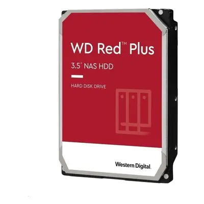 WD RED PLUS NAS WD60EFPX 6TB SATAIII/600 256MB cache 180MB/s CMR