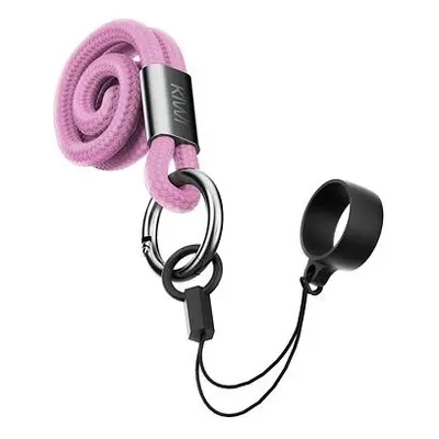 Šňůrka pro zavěšení na krk KIWI Pink Bloom Růžová