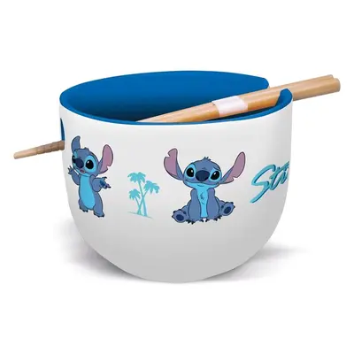 Stitch ramen miska a hůlky, dárkový set Vícebarevná