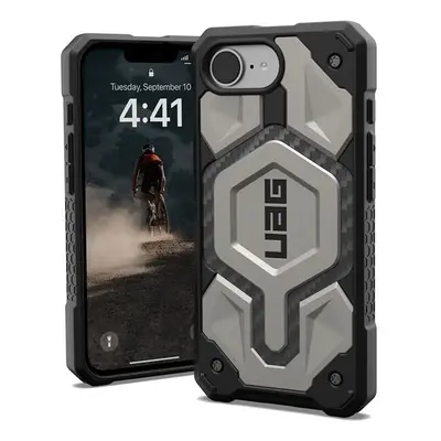 UAG Monarch Pro MagSafe kryt iPhone 16e titanový