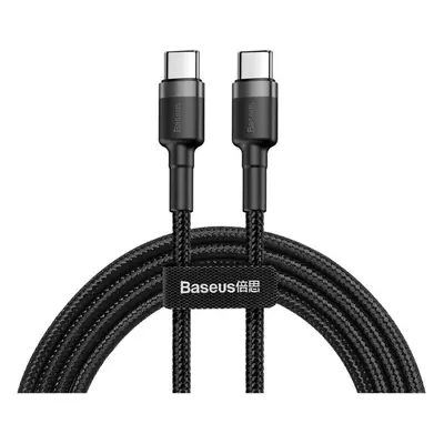 Baseus Cafule kabel USB-C PD 2.0 60W (20V/3A) 2m šedý/černý