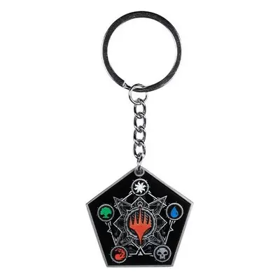 Konix Magic: The Gathering "Colors" Metal Keychain