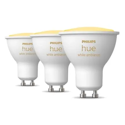 Philips HUE 3ks Bluetooth LED žárovka + Philips HUE Bridge Bílá