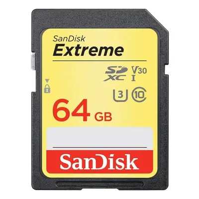 SanDisk SDXC karta 64GB Extreme SDSDXV2-064G-GNCIN