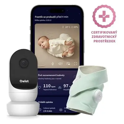 Owlet Dream Sock & Cam 2 Bundle - Original Mint Zelená