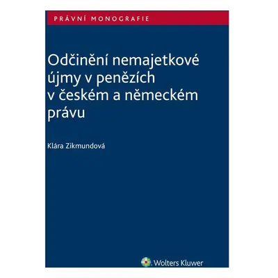 Odčinění nemajetkové újmy v penězích v českém a německém právu