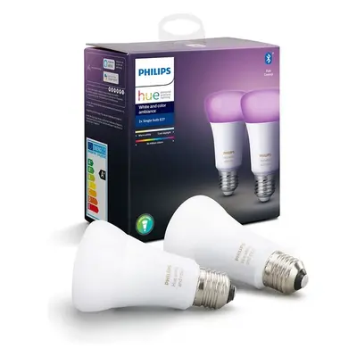 Philips Hue White and Color Ambiance 2x Bluetooth žárovka E27/A60 10W 806lm