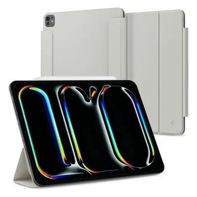 Spigen Air Skin Folio OneTap pouzdro iPad Pro 13" (2024) šedé