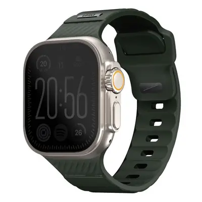 UNIQ Stride FKM Rubber voděodolný řemínek Apple Watch 49/45/44/42mm tmavě zelený