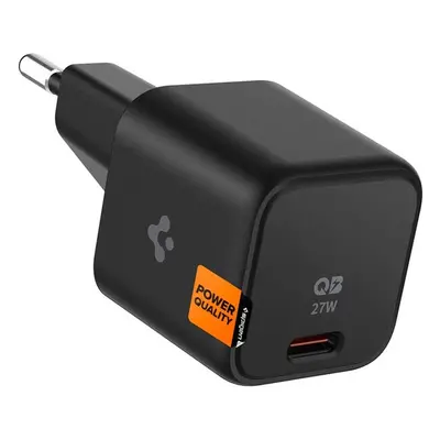 Spigen ArcStation Wall Charger (27W) nabíječka černá