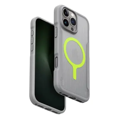 UNIQ Combat Active MagClick kryt s MagSafe iPhone 16 Pro Max šedý