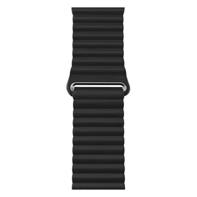 Next One Leather Loop řemínek Apple Watch 42/44/45mm černý