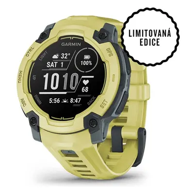 Garmin Instinct E – 45 mm, Electric lime s electric lime páskem Zelená