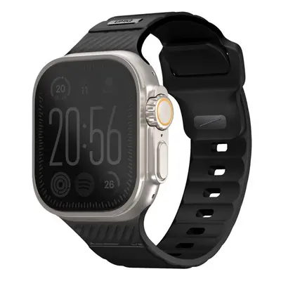 UNIQ Stride FKM Rubber voděodolný řemínek Apple Watch 49/45/44/42mm černý