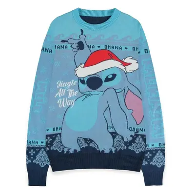 Vánoční svetr Lilo & Stitch - Stitch Christmas Modrá