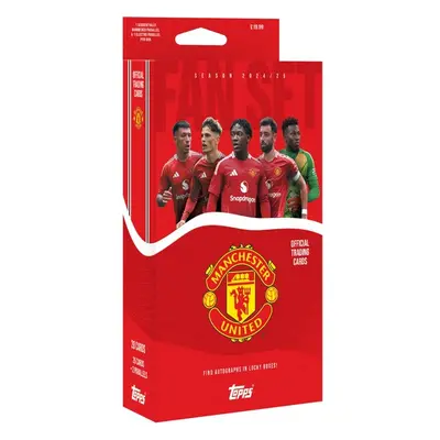 Fotbalové karty Topps 24/25 Fan Set Manchester United FC (Exclusive)