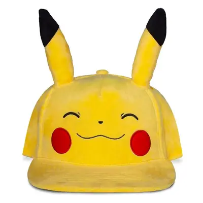 Difuzed Kšiltovka Pokémon - Smiling Pikachu Plush Žlutá