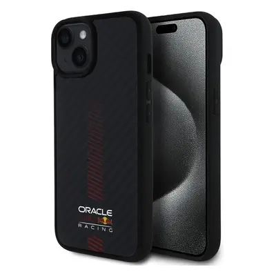 Oracle Red Bull Racing Carbon Powerbar MagSafe kryt iPhone 14 černý