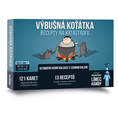 Asmodee Czech Republic Výbušná koťátka: Recepty na katastrofu