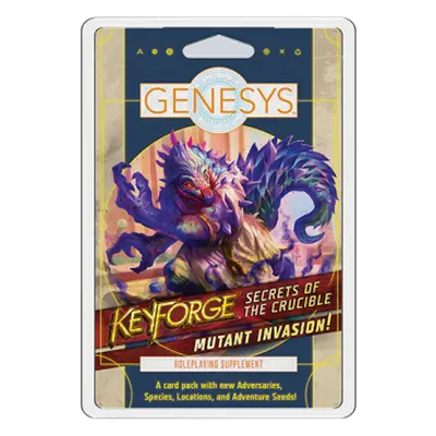 Fantasy Flight Games Genesys RPG Keyforge Secrets of the Crucible: Mutant Invasion