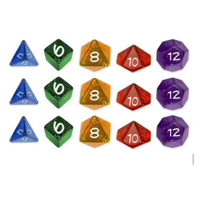 Greater Than Games Sentinel Comics: The Roleplaying Game Dice Set