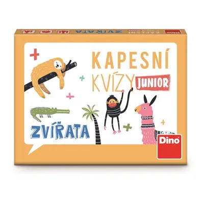 Dino Kapesní kvízy Junior - Zvířátka - Cestovní hra