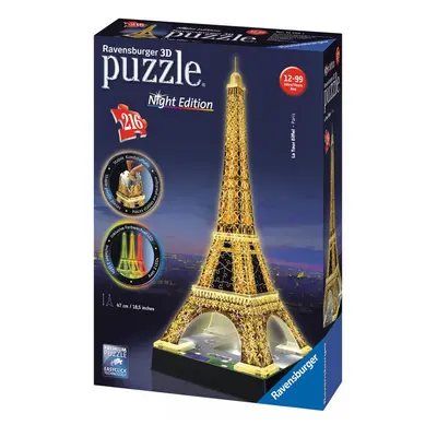 Ravensburger Eiffelova věž (Noční edice) 3D 216d