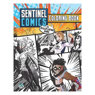 Greater Than Games Sentinel Comics: The RPG Coloring Book