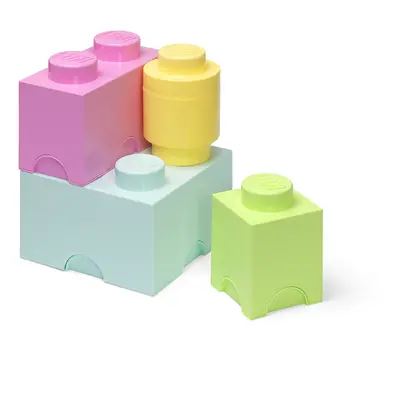 LEGO Storage LEGO úložné boxy Multi-Pack 4 ks - pastelové