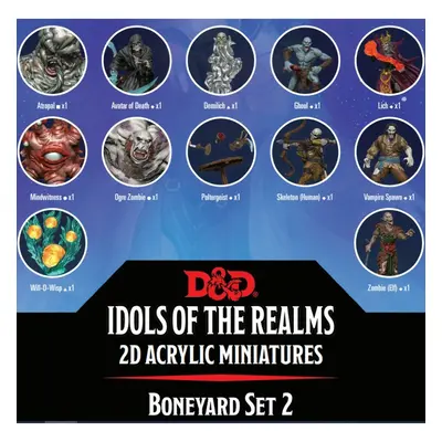 WizKids D&D Idols of the Realms: Boneyard: 2D Set 2