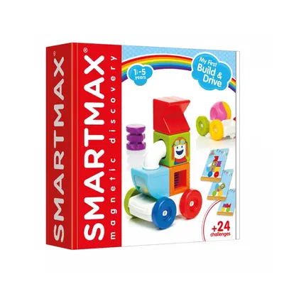 SmartMax - Moje první magnetická stavebnice s autem 2v1