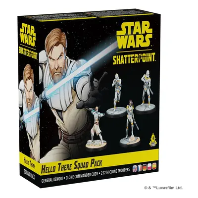 Atomic Mass Games Star Wars: Shatterpoint – Hello There – General Obi-Wan Kenobi Squad Pack - EN